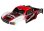 SLVR Karosserie Slash 4x4 rot mit Aufkleber