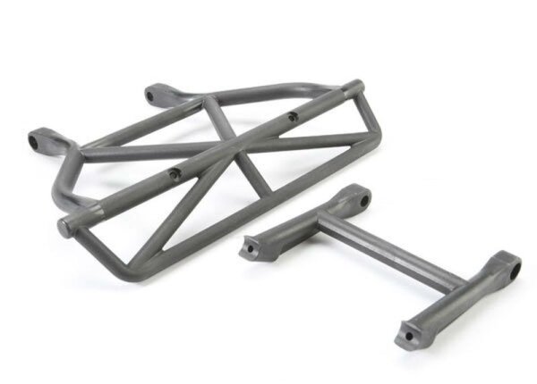 Bumper mit Halter hinten schwarz