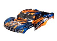 SLVR Karosserie Slash 2WD orange/blau mit Aufkleber