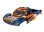 SLVR Karosserie Slash 2WD orange/blau mit Aufkleber
