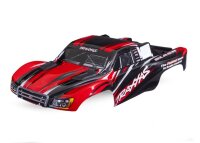 Karosserie Slash 4x4 rot mit Aufkleber & Clipless