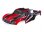 Karosserie Slash 4x4 rot mit Aufkleber & Clipless