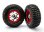 BFGoodrich T/A KM2 S1 Reifen auf Felgen satin/rot vorne (2)