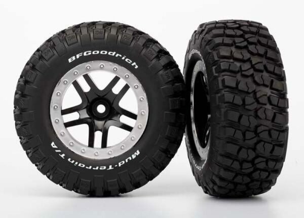 BFGoodrich T/A KM2 Reifen auf Felgen schwarz/satin-chrom (2)