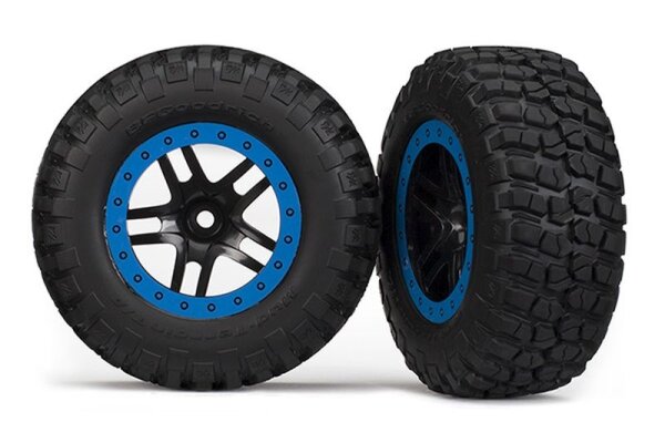 BFGoodrich T/A KM2 Reifen auf Felgen schwarz/blau (2)