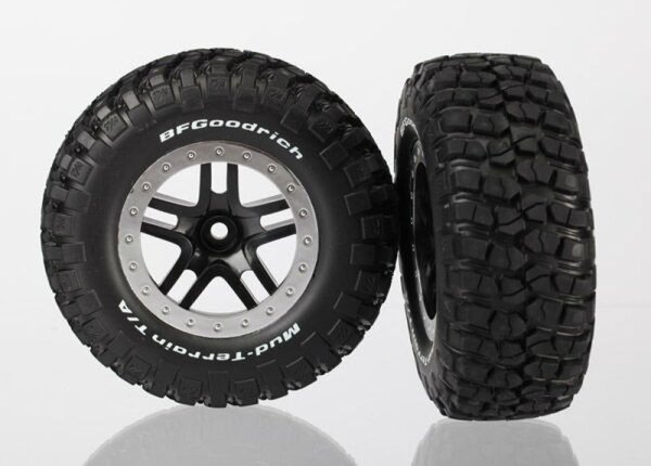 BFGoodrich T/A KM2 auf Felgen schwarz/satin-chrom vorne (2)