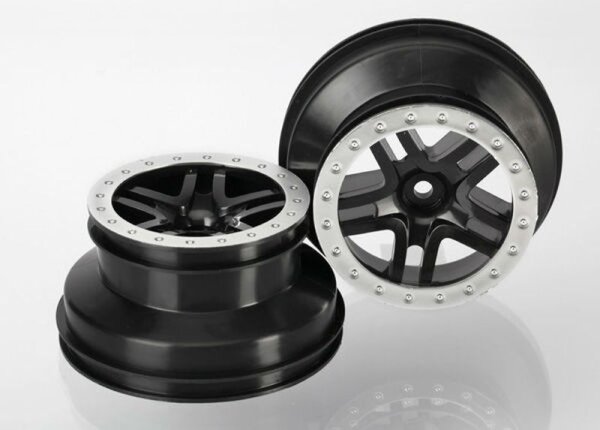 SCT 2.2/3.0 Felgen schwarz/satin-chrom vorne (2)