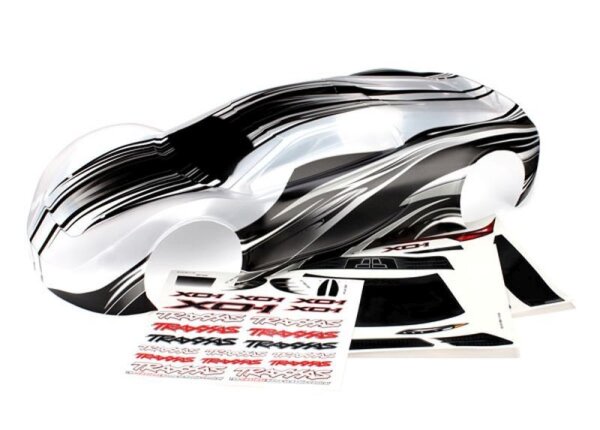 Karosserie XO-1 ProGraphix mit Flügel und Aufkleber