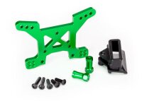 Dämpferbrücke 7075-T6 Aluminium vorne grün