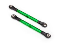 L/R Vorspurstange 7075-T6 Aluminium grün 87mm v/h (2)