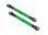 L/R Vorspurstange 7075-T6 Aluminium grün 87mm v/h (2)