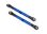 L/R Vorspurstange 7075-T6 Aluminium blau 87mm v/h (2)