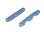 Querlenkerhalter Aluminium blau v/h