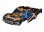 Karosserie Slash 4x4 orange/blau mit Aufkleber & Clipless