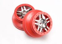 SCT 2.2/3.0 Speichenfelgen chrom/rot (2)