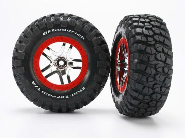 BFGoodrich S1 Reifen auf SCT 2.2/3.0 Felgen chrom/rot (2)
