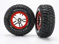 BFGoodrich S1 Reifen auf SCT 2.2/3.0 Felgen chrom/rot (2)