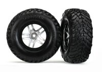 SCT Reifen auf SCT 2.2/3.0 Felgen chrom/schwarz (2)
