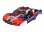 SLVR Karosserie Slash 4x4 rot/blau mit Aufkleber