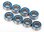 Kugellager 4x8x3mm mit Gummidichtung blau (8)