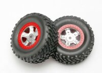 SCT Reifen auf Felgen satin-chrom/rot (2)