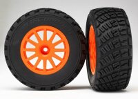 Gravel Pattern Reifen auf 2.2/3.0 Felgen orange (2)