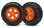SCT Reifen auf SCT Felgen orange 12mm (2)