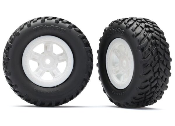 SCT Reifen auf SCT Felgen weiß 12mm (2)