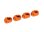 Querlenkerstifte-Halter (4) Alu orange