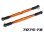 Vorspurstange 7075-T6 Aluminium orange 157mm (2)
