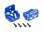 Motorhalter v/h Alu blau
