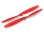 Rotorblatt-Set rot mit Schrauben (2)