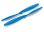 Rotorblatt-Set blau mit Schrauben (2)