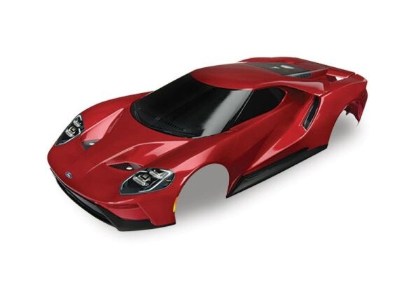 Karosserie Ford GT rot mit Aufkleber
