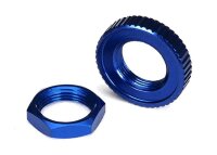 Servo Saver Muttern Aluminium blau