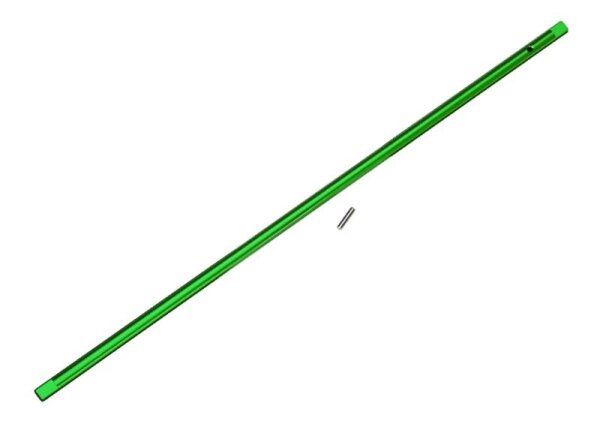 Zentral-Kardanwelle Aluminium grün mit Stift