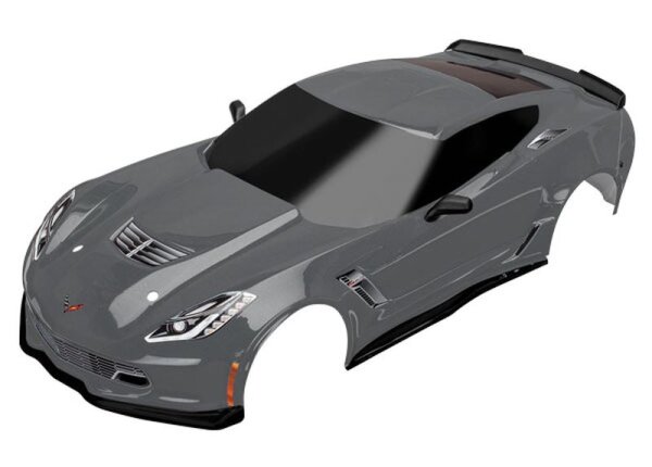 Karosserie Chevrolet Corvette Z06 grau mit Anbauteile