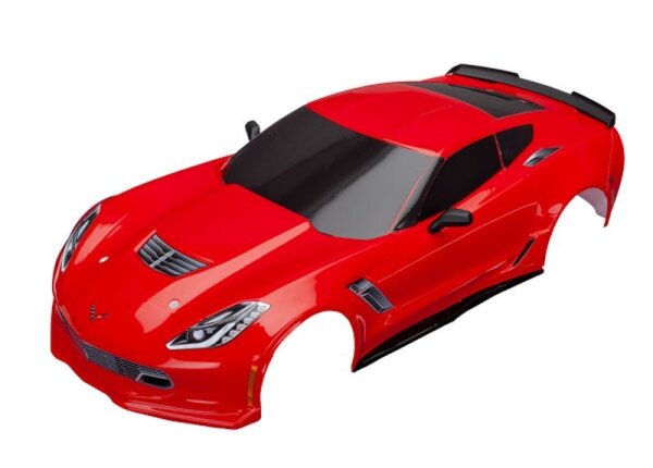 Karosserie Chevrolet Corvette Z06 rot mit Anbauteile