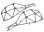 Rohrrahmen-Chassis Seitenteile satin schwarz-chrom l&r