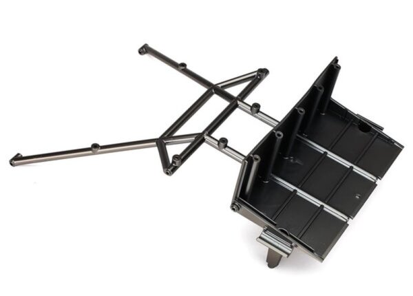 Rohrrahmen-Chassis Mittelteil hinten satin schwarz-chrom