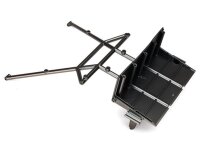 Rohrrahmen-Chassis Mittelteil hinten satin schwarz-chrom