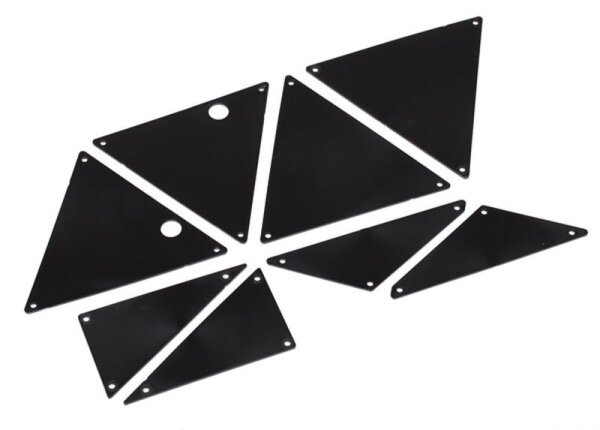 Rohrrahmen-Chassis Verkleidung innen schwarz