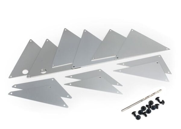 Rohrrahmen-Chassis Verkleidung innen Alu silber