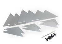Rohrrahmen-Chassis Verkleidung innen Alu silber