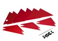 Rohrrahmen-Chassis Verkleidung innen Alu rot