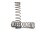 GTR Dämpfer-Feder progressiv natur 139mm (1.250 rate) (2)
