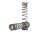 GTR Dämpfer-Feder progr. natur 139mm hinten (1.042 rate) (2)