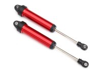 GTR Dämpfer Aluminium rot 134mm vorne ohne Gewinde (2)