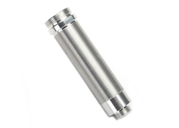 GTR Dämpfergehäuse Alu silber 64mm v/h mit Gewinde (2)