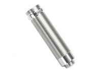 GTR Dämpfergehäuse Alu silber 64mm v/h mit Gewinde (2)